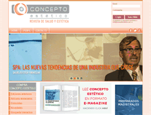 Tablet Screenshot of conceptoestetico.com.ar